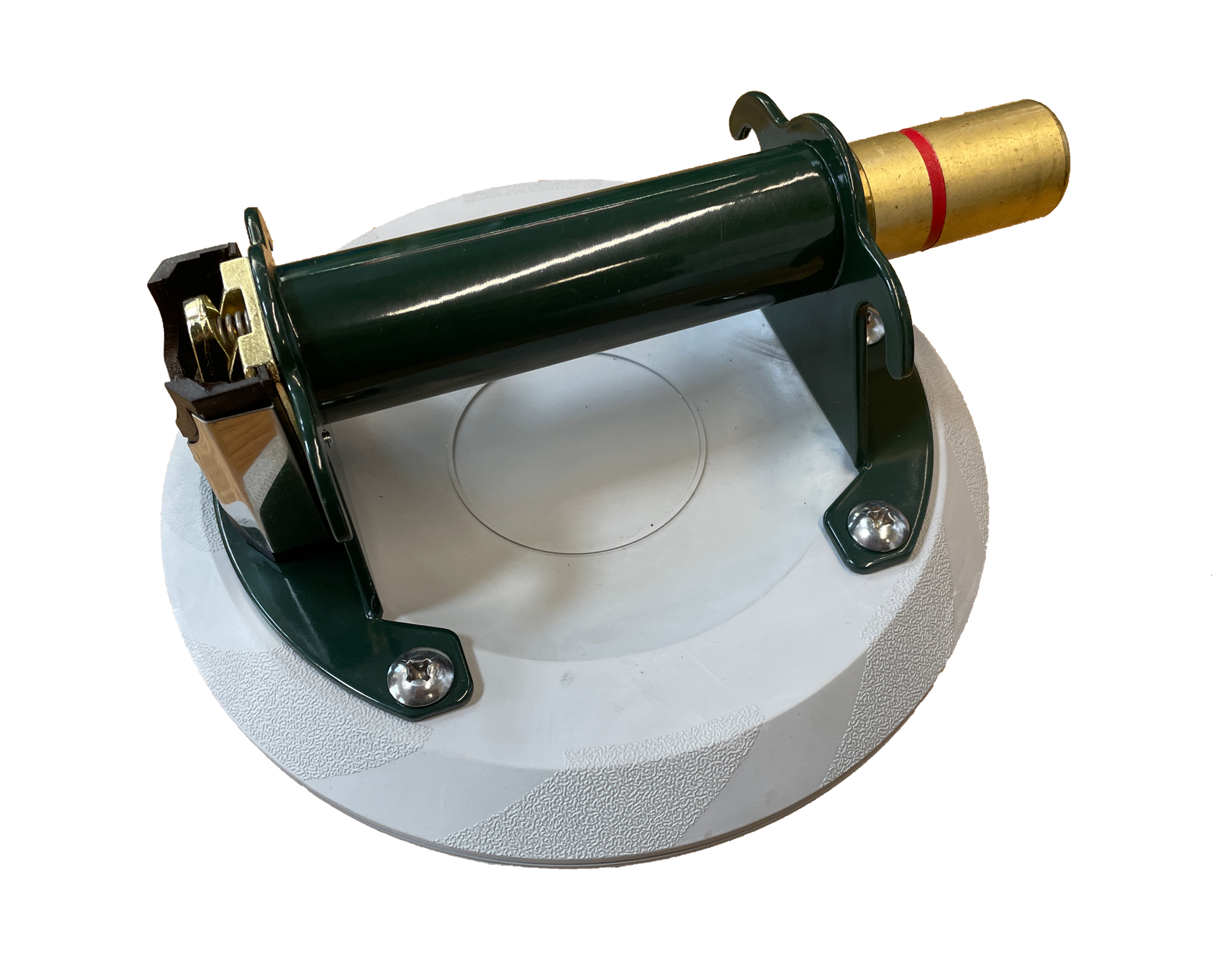 Infinity 8" Suction Cup Metal Handle - White Rubber