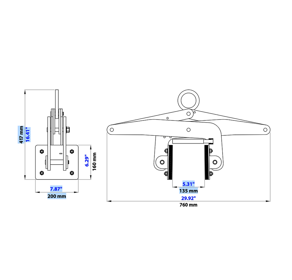 Thumbnail: Aardwolf Scissor Clamp Lifter ASL125