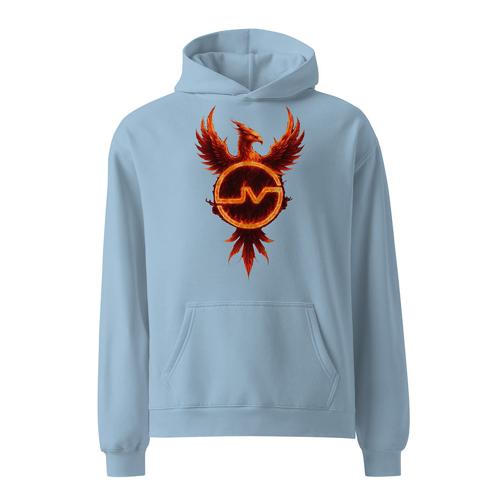 Thumbnail: Phoenix/JV logo with Unisex OVERSIZED hoodie- price includes shipping!