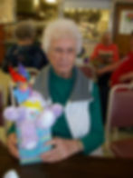 Marth Harn winner of Easter Bingo