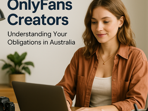 Onlyfans content creator figuring out her gst obligations with Dolman Bateman Accountant