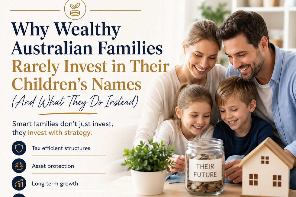 Why Wealthy Australian Families Rarely Invest in Their Children's Names (And What They Do Instead)