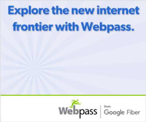Webpass New Frontier display ad