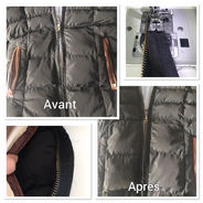 Manteau changement zip