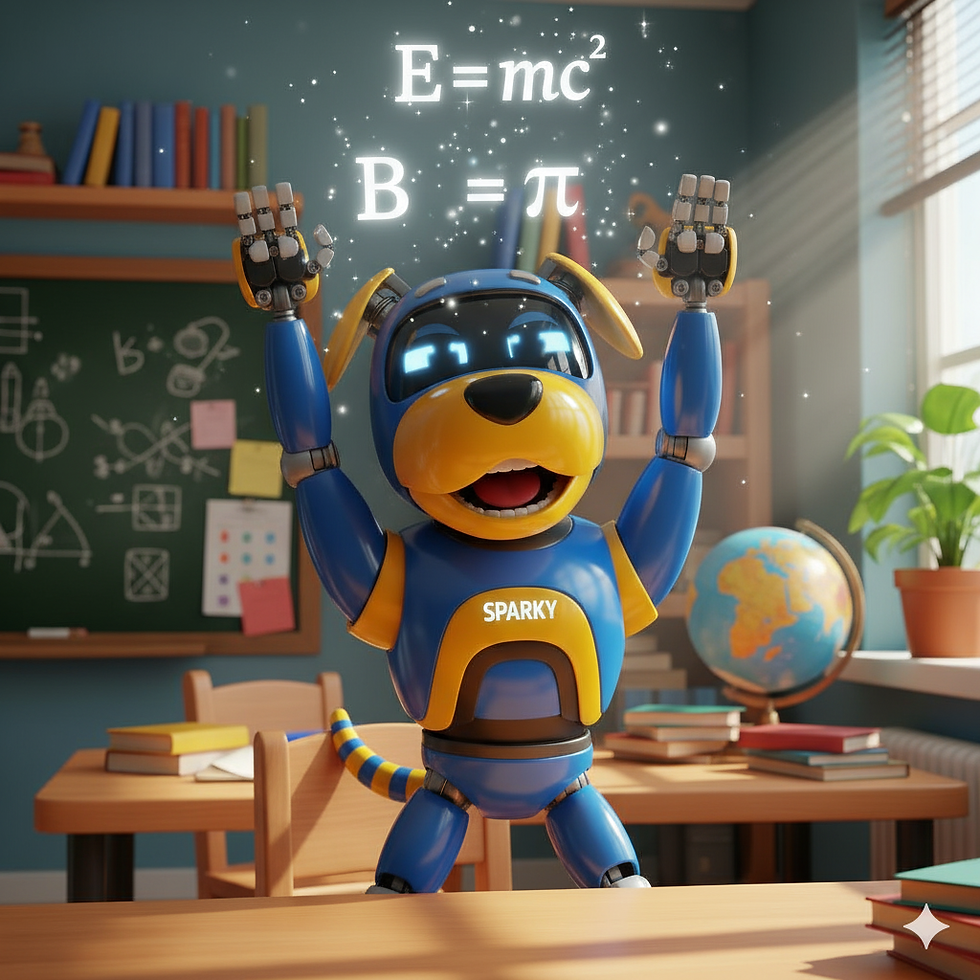Sparky's Next Adventure: Taking it to the Next Level!