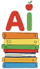 AI Homeroom Logo - Stack of Books