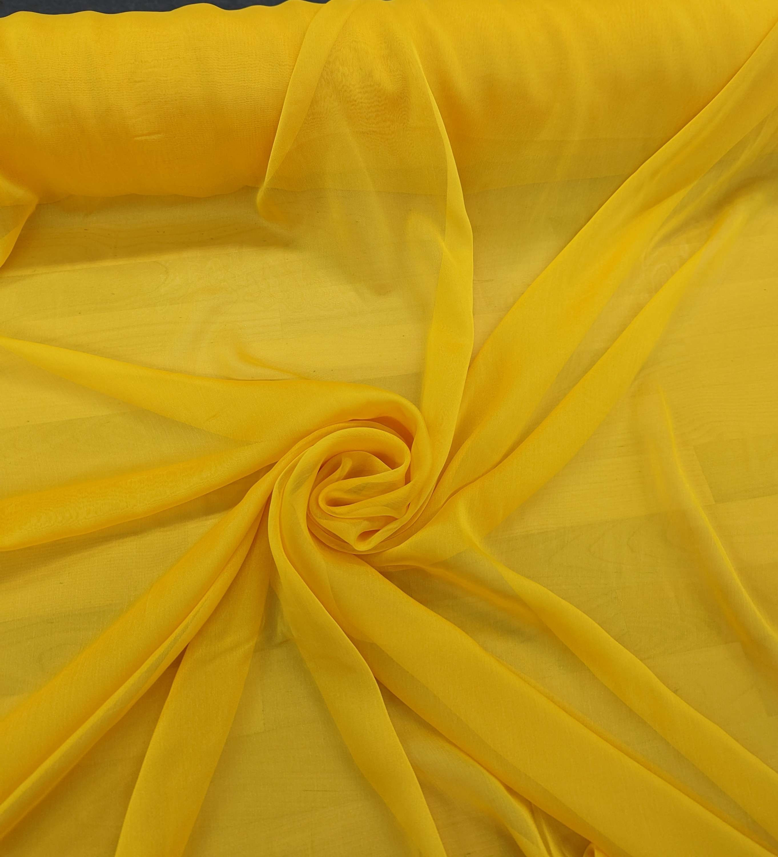 Golden Yellow - Two Tone Chiffon