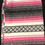 Miniatura: Falsa Blanket - Rosa Oscuro y Gris Oscuro
