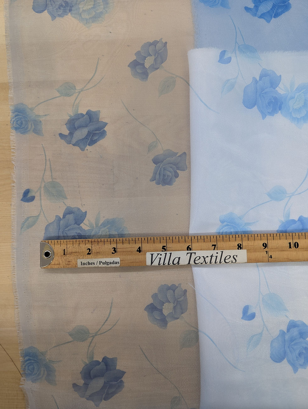 Miniatura: Organza with Flowers- Blue