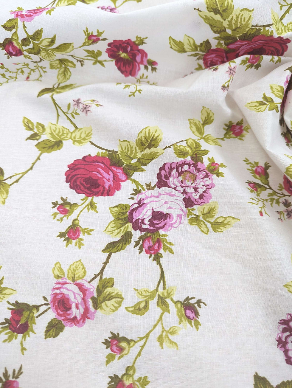 Thumbnail: Roses - Polycotton Fabric