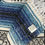 Thumbnail: Falsa Blanket - Royal Blue and Light Blue