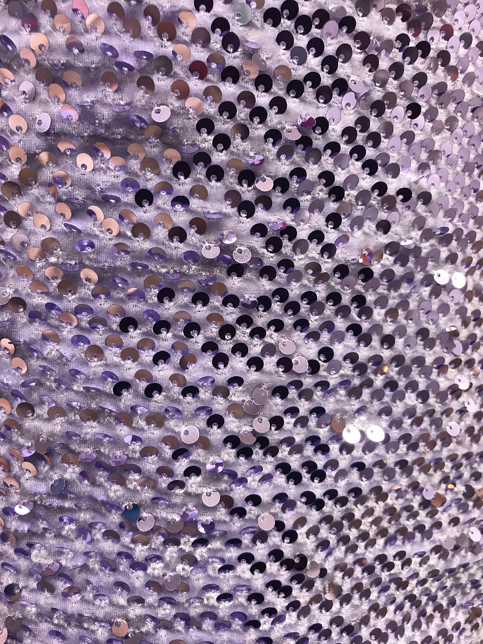 Thumbnail: Velvet Sequin Fabric