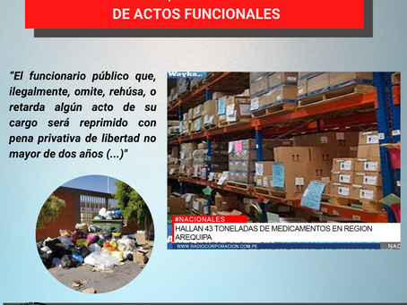 ¿Cuándo estamos ante el Delito de Omisión de actos funcionales?