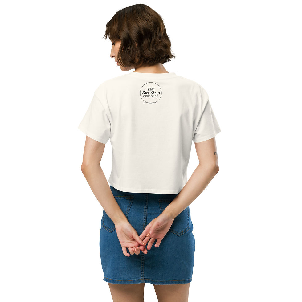 Thumbnail: Pride love. Women’s crop top