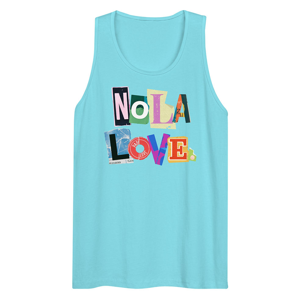 Thumbnail: NOLA LOVE. - unisex tank top