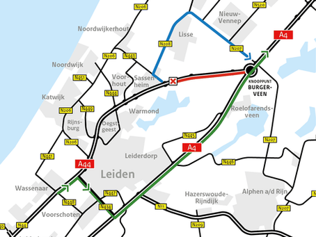 Afsluiting A44 – vrijdag 19 juni tot zaterdag 4 juli 2026