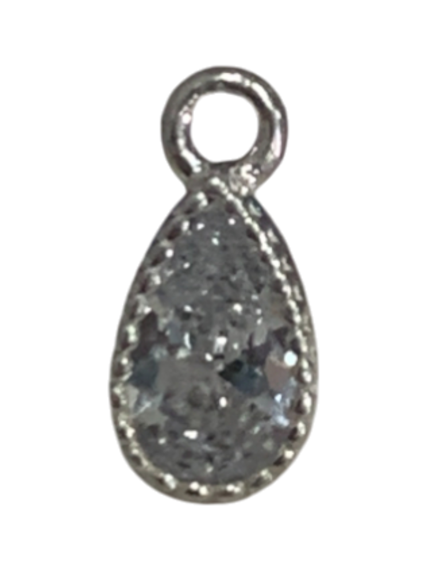 Tear Drop Shape Cubic Tiny Charm