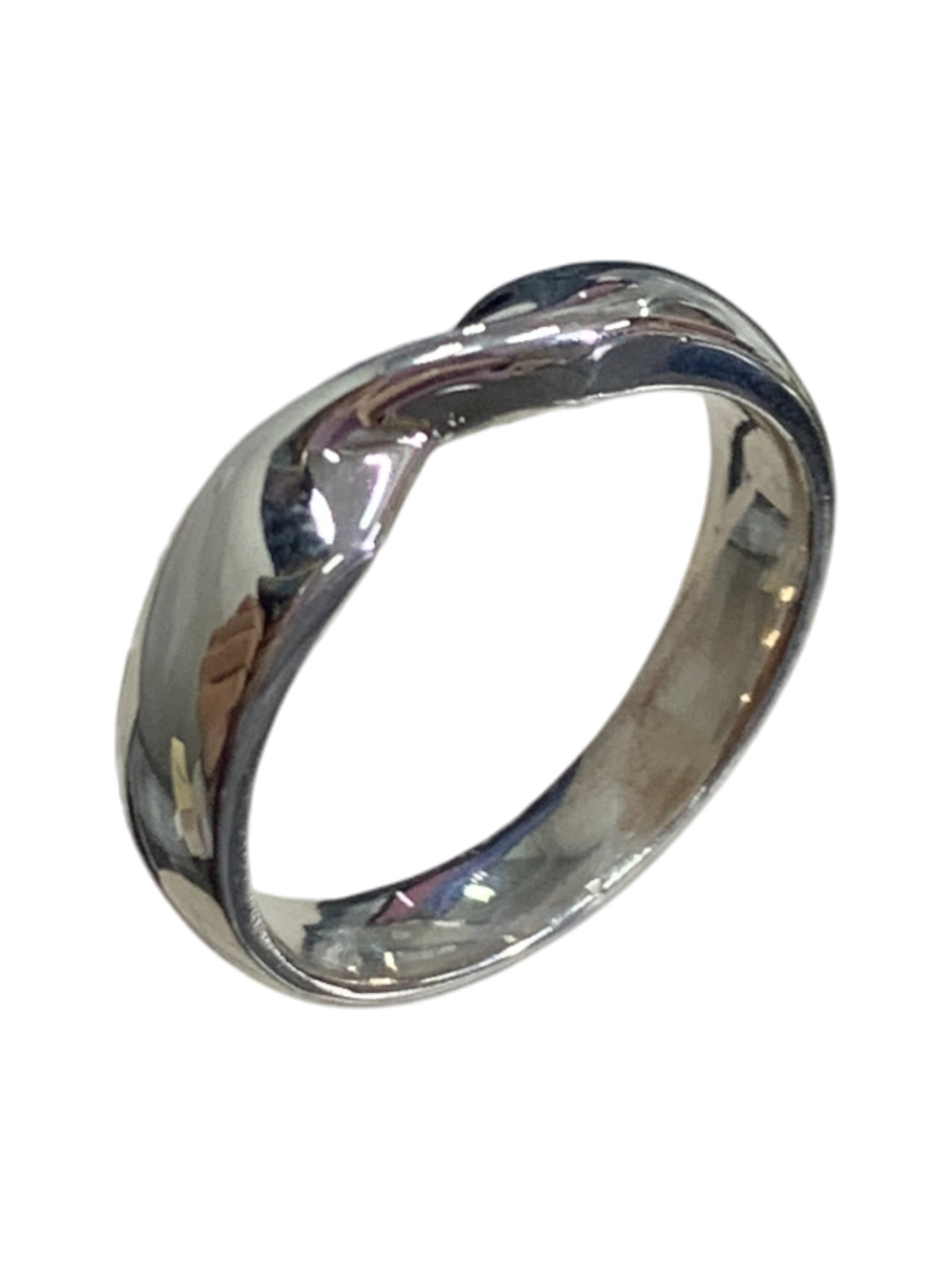 Bold Ribon Band Ring 586