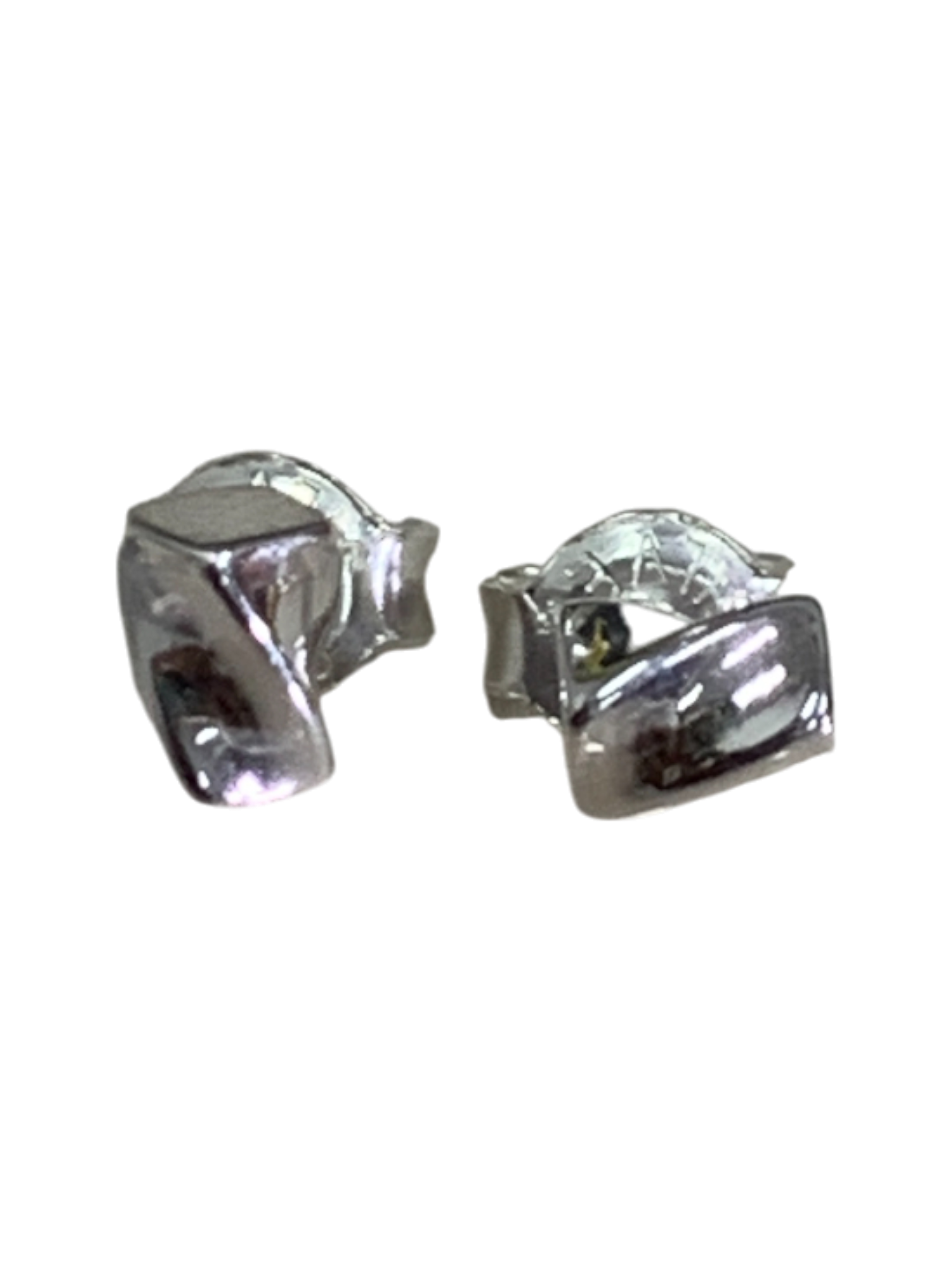 Organic Twisted Stud Earrings 534
