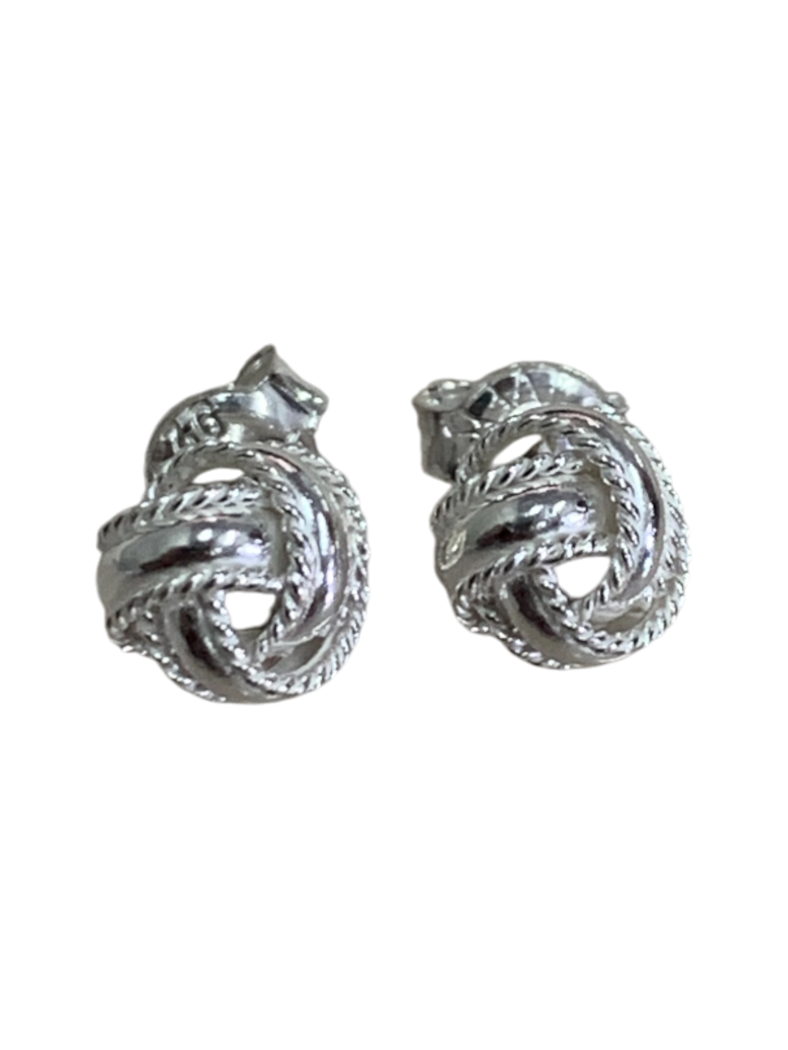 Round and Round Textured Stud Earrings 717
