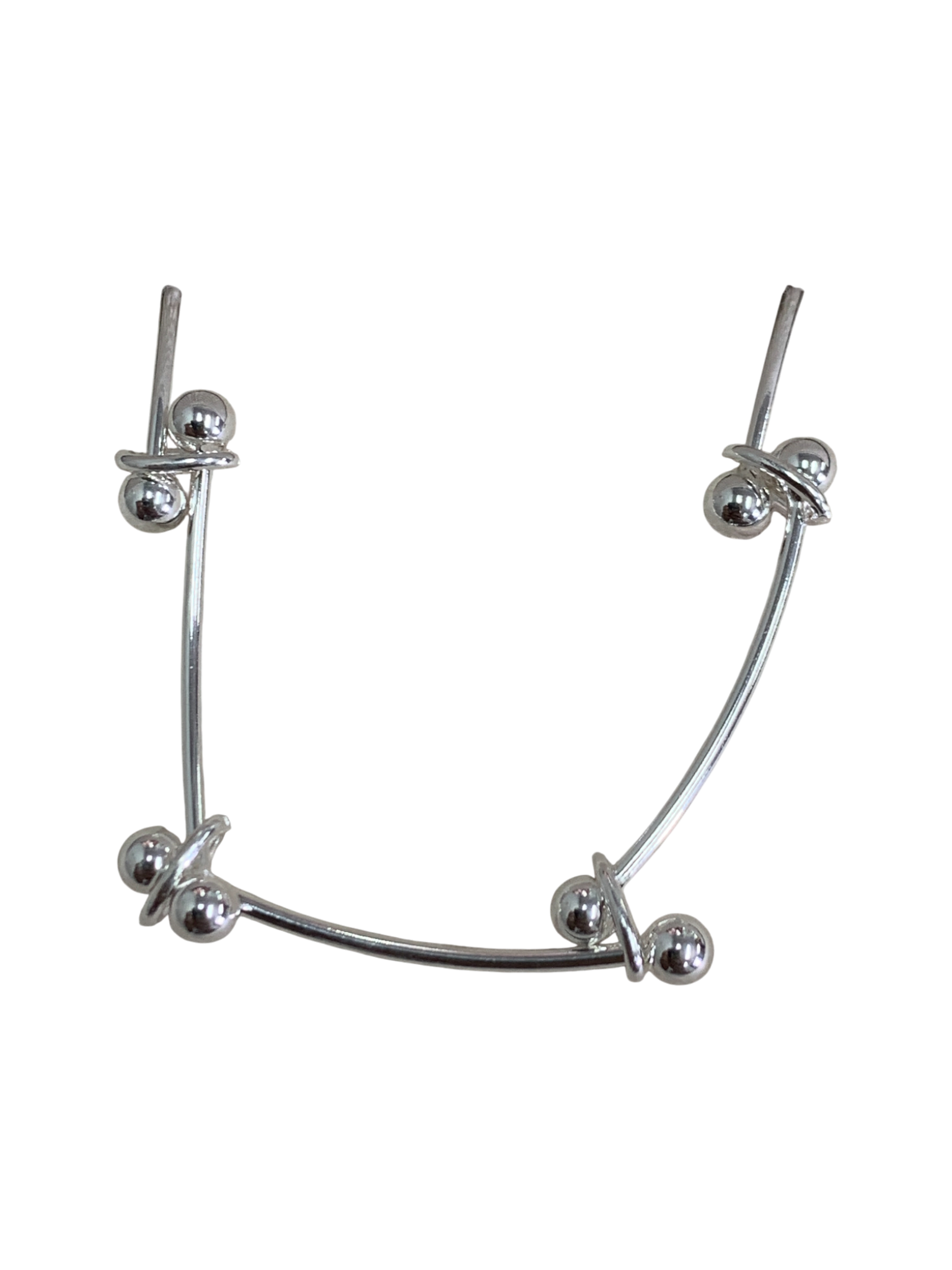 Two Ball Pin Chain Bracelet 749