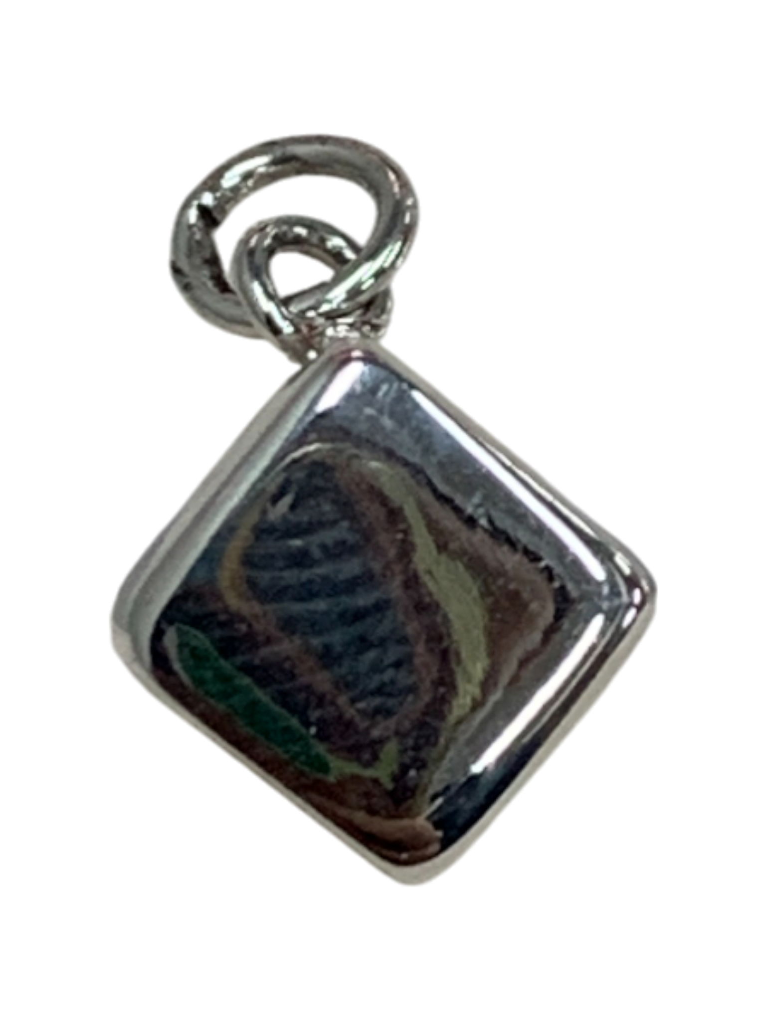 Glossy Square Custom Charm 553