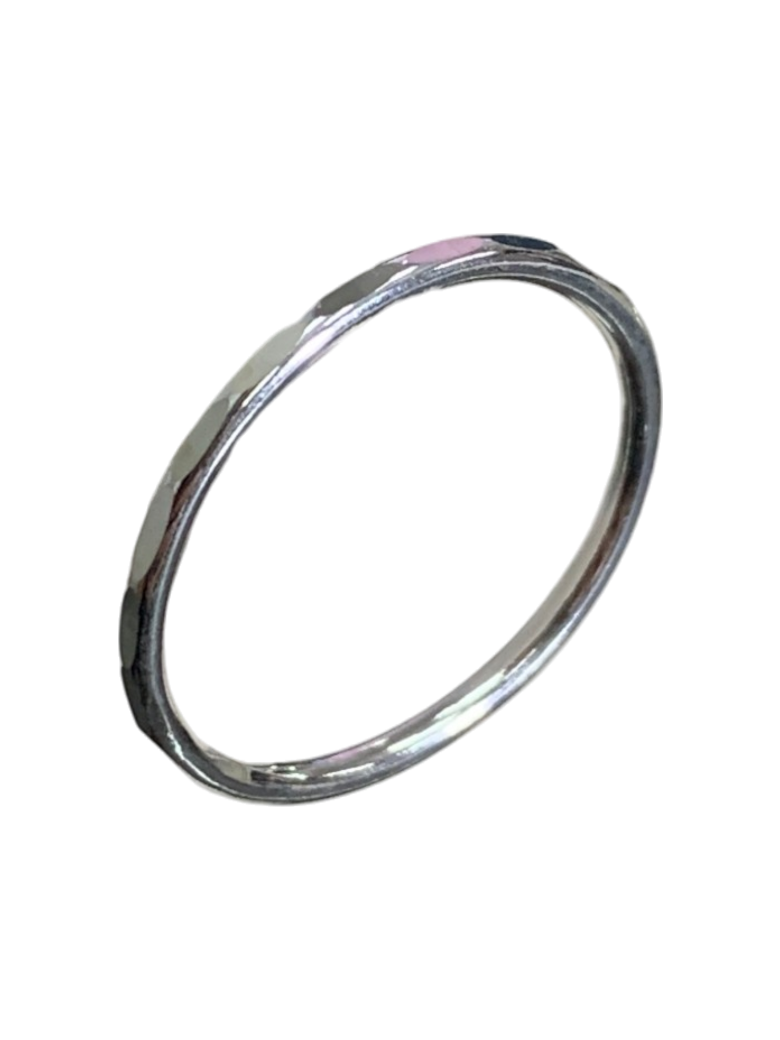 Hammered Pinky Ring 1.2