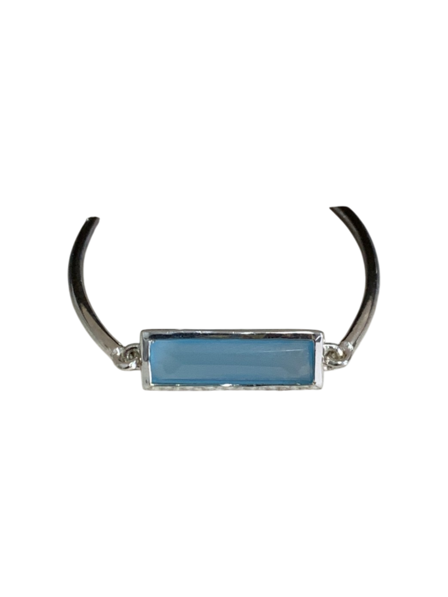 Blue Chalcedony Pendant Bracelet 752