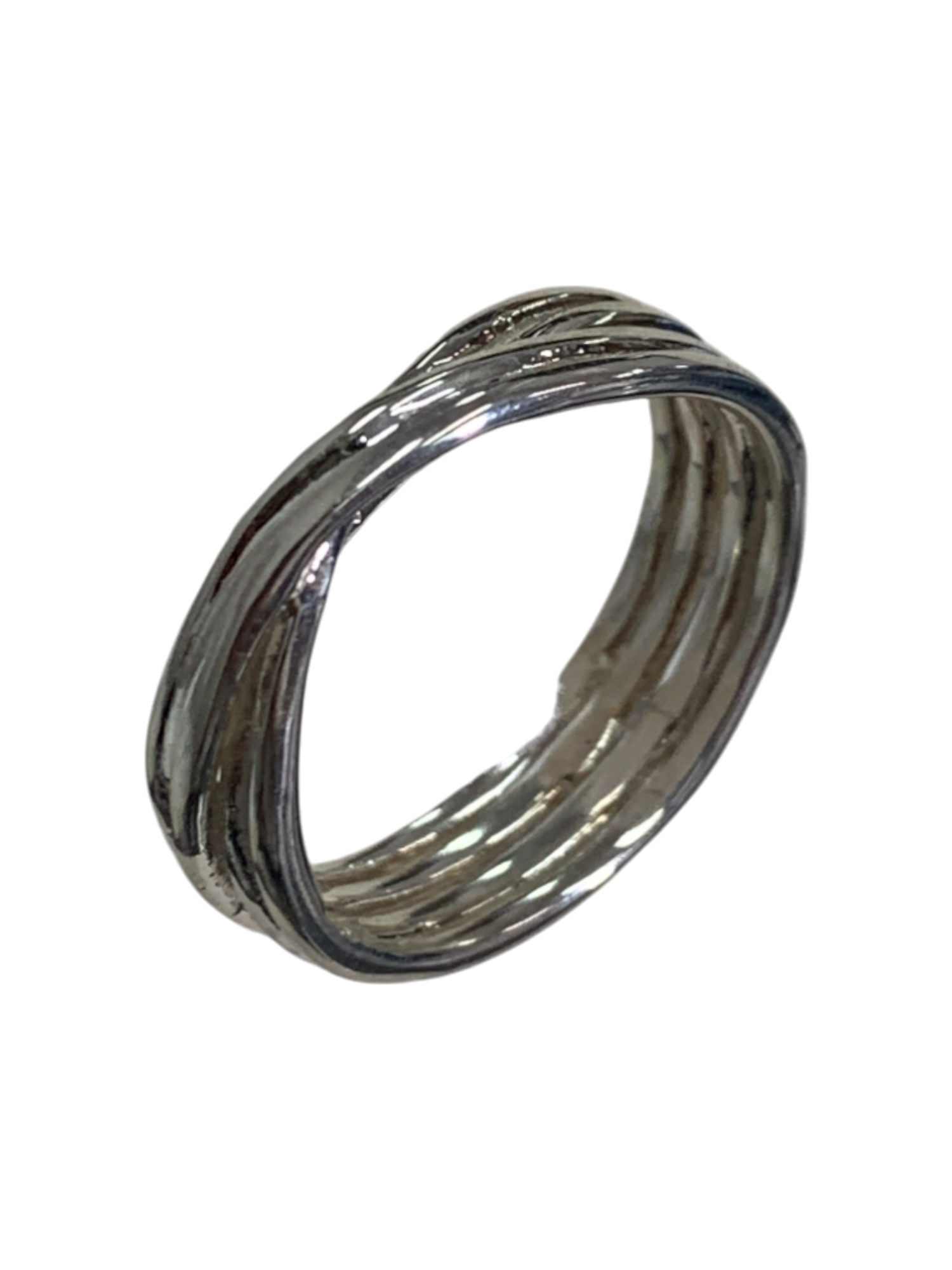 Lines Patterned Ring