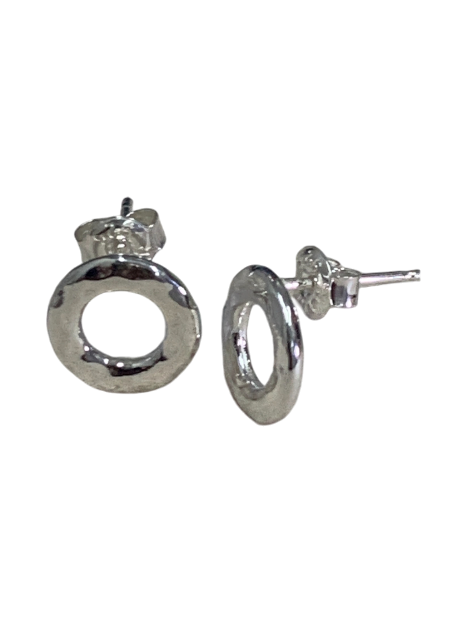 Organic Doughnut Stud Earrings 531