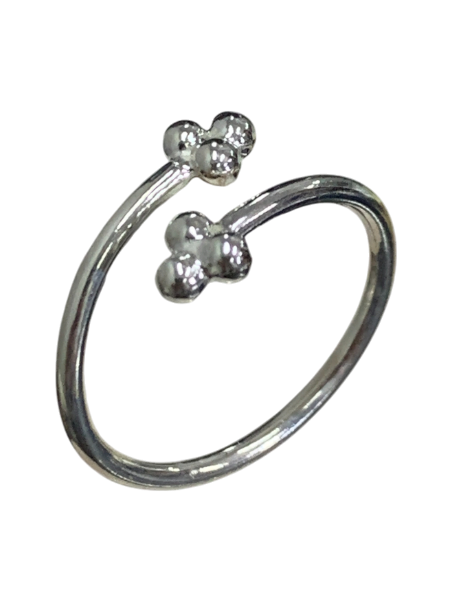 Three Balls x2 Band Ring 825