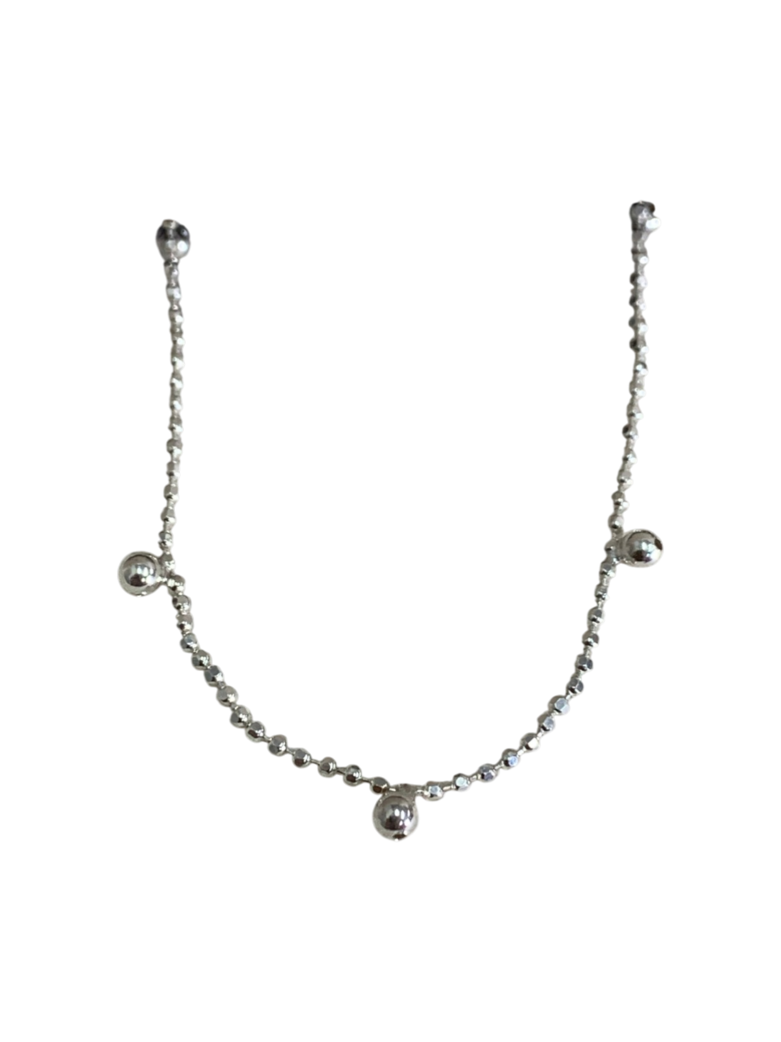 Balls on Ball Chain Necklace 2.4