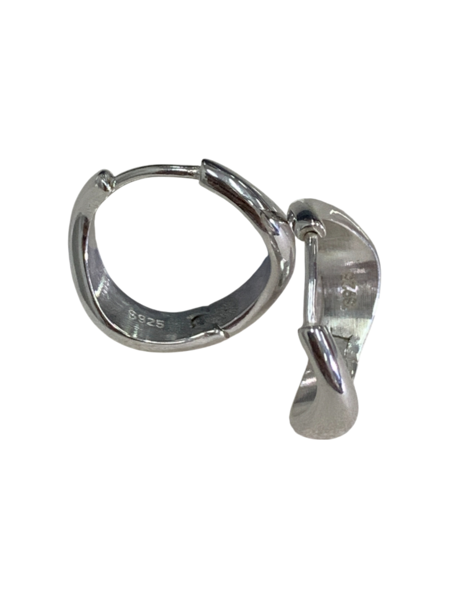 Organic Bold Wave Hoops 16.3x4.2
