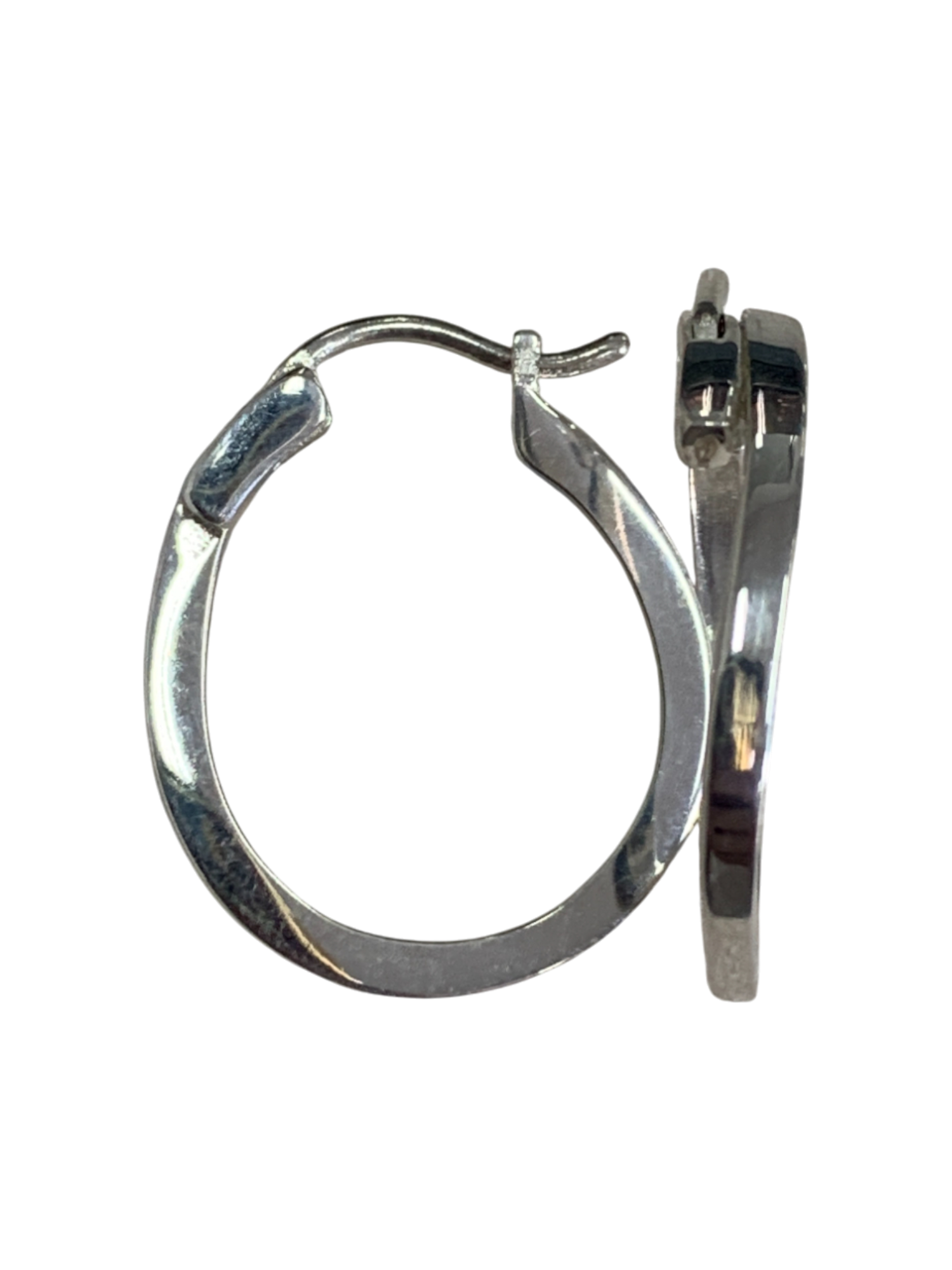 Organic Twisted Hoops