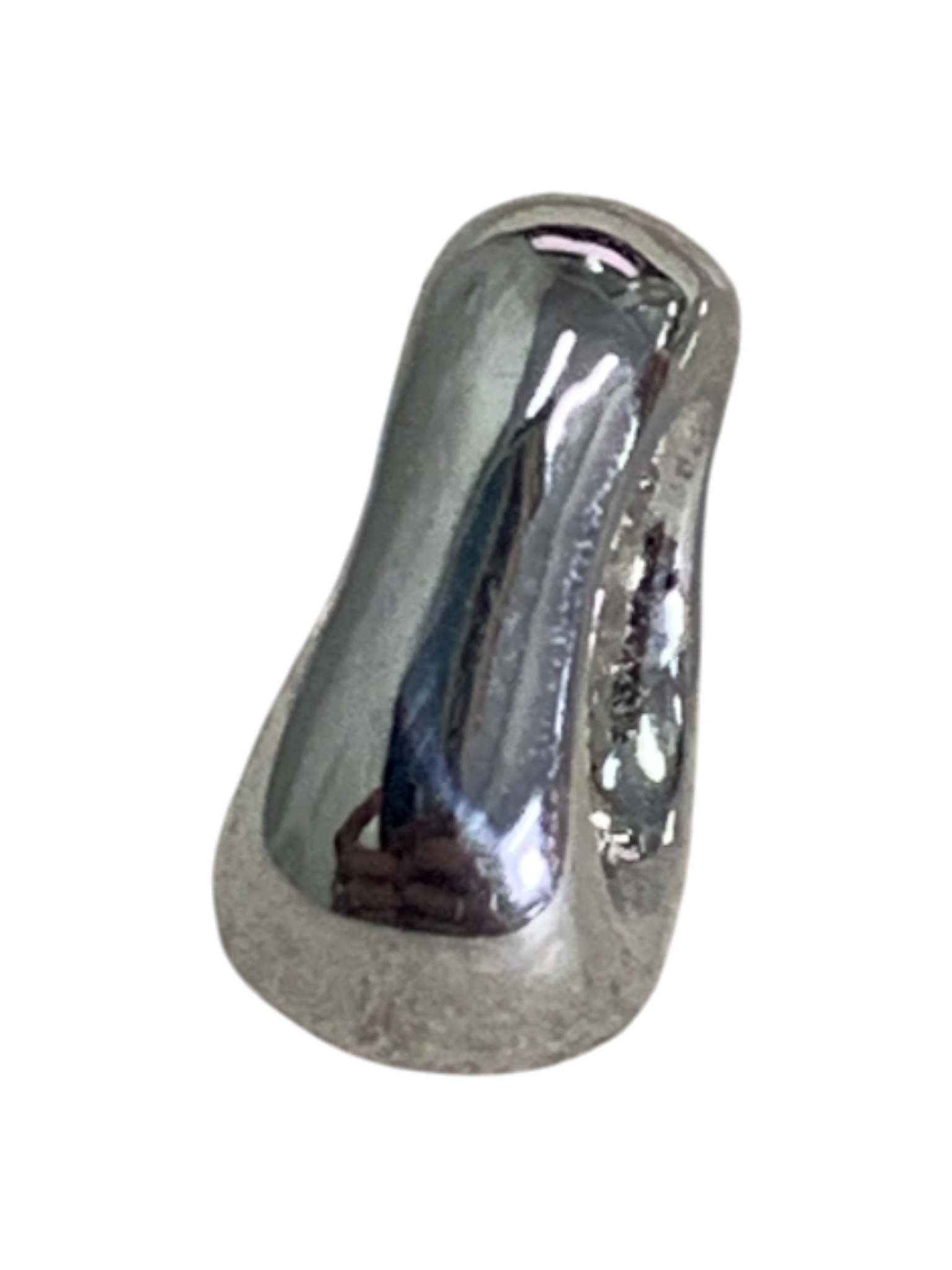 Organic Triangle Tube Charm Necklace 526