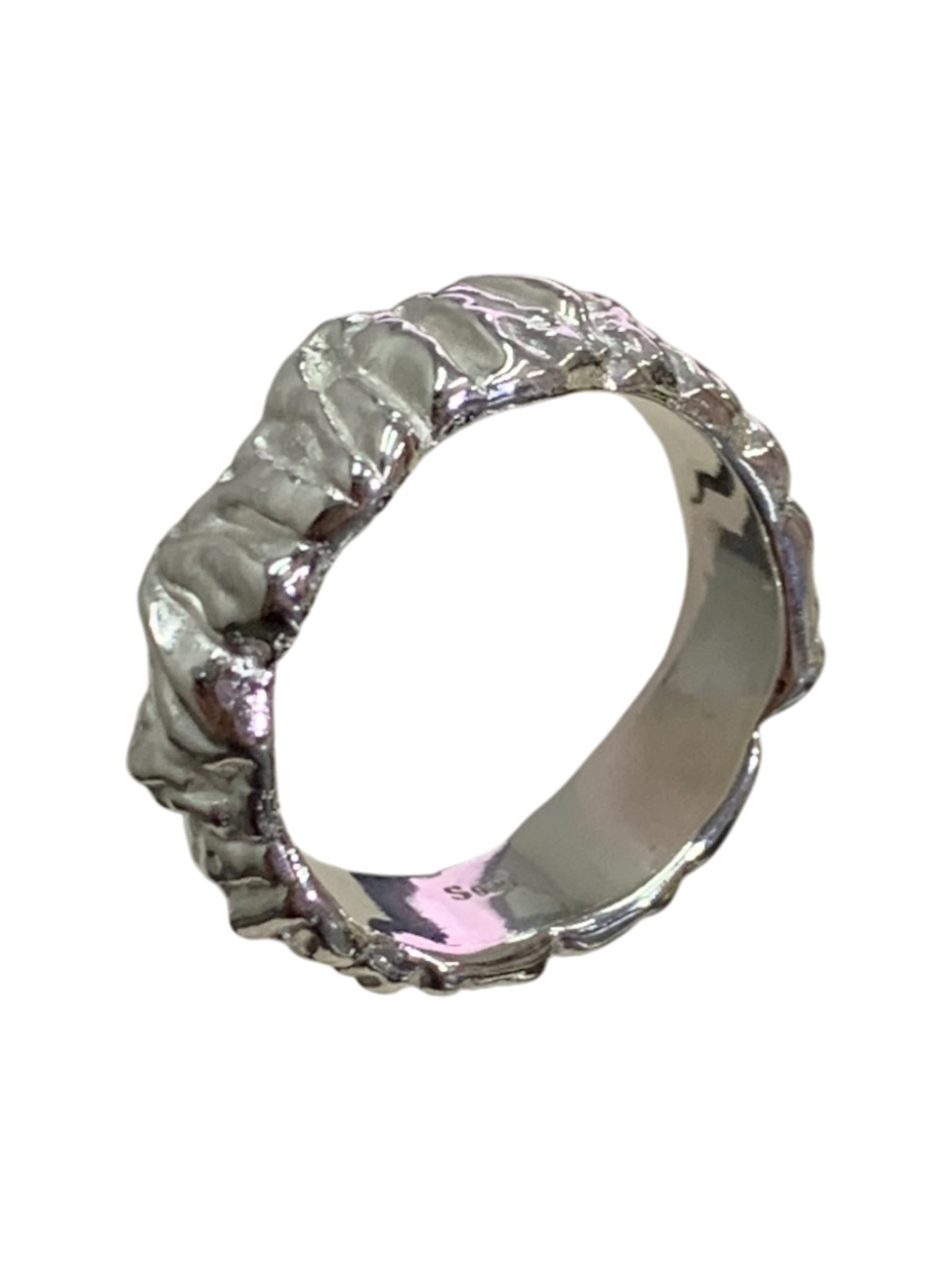 Organic Pattern Band Ring 580