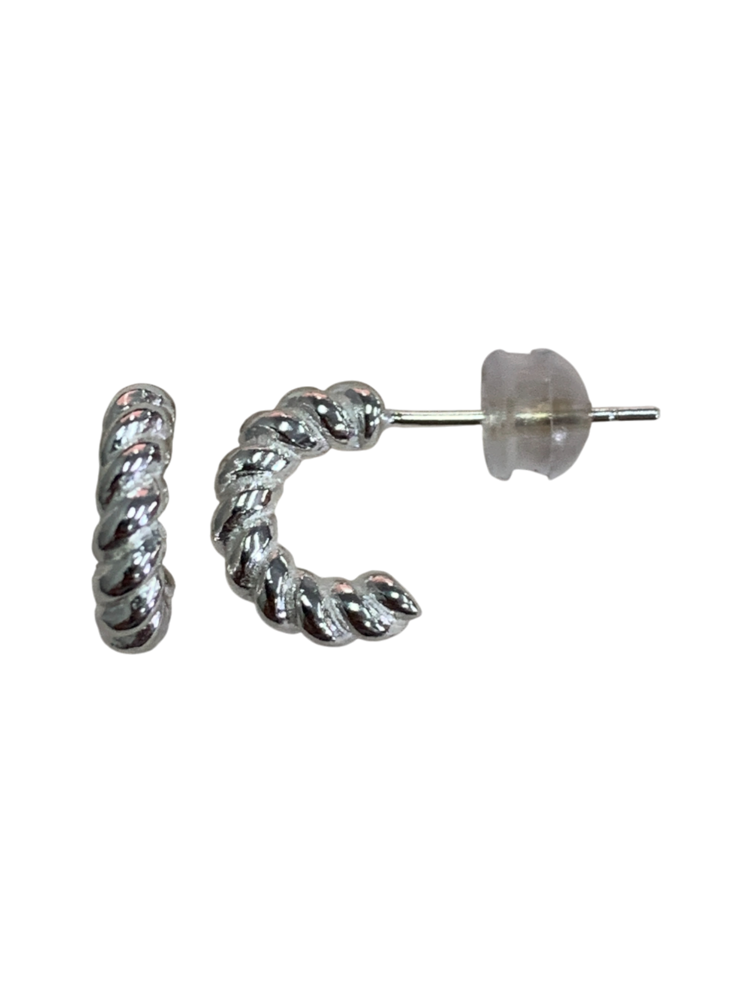 Twisted C Hoop Earrings 10.4
