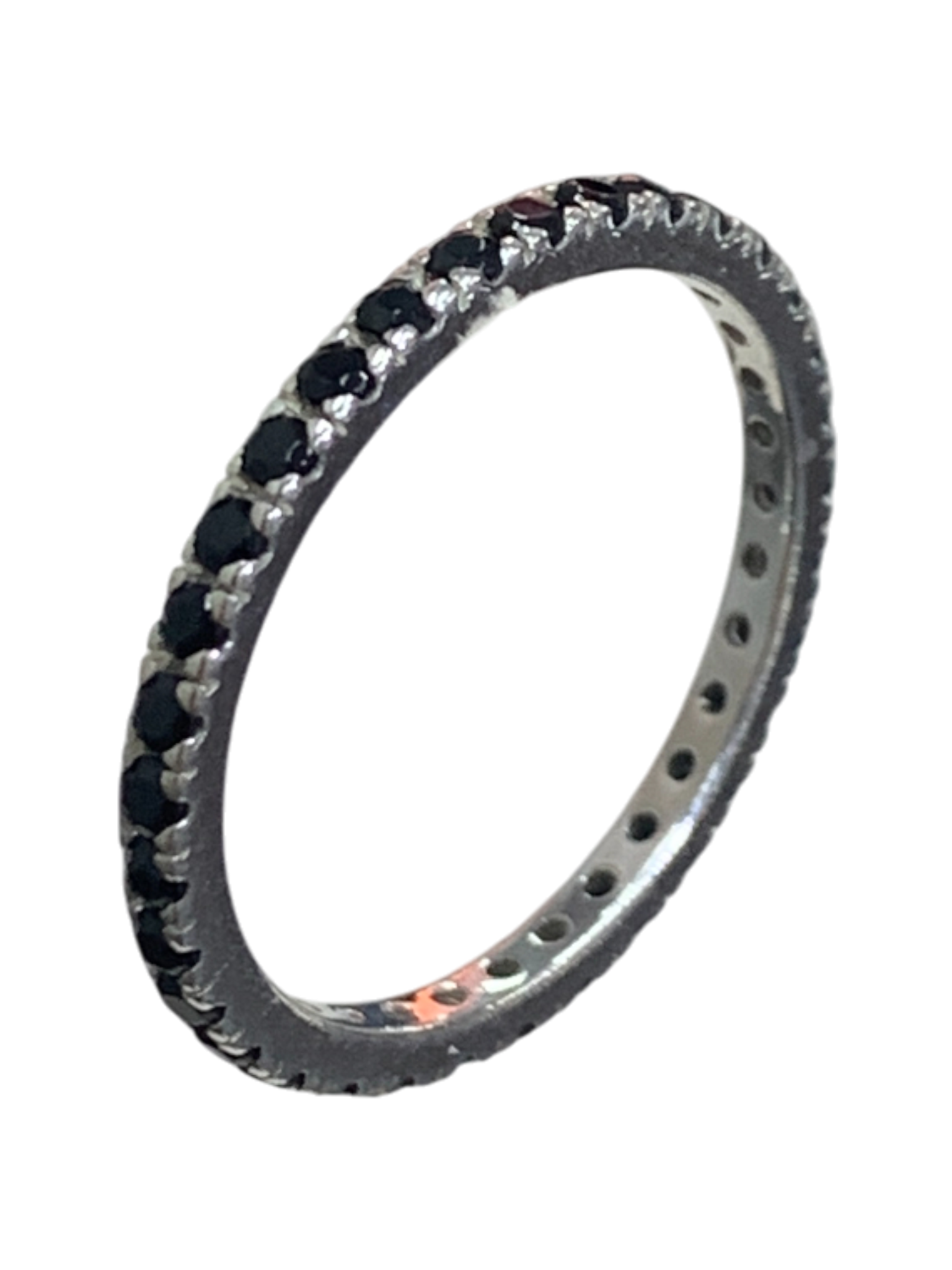 Black Zirconia Setting Ring 692