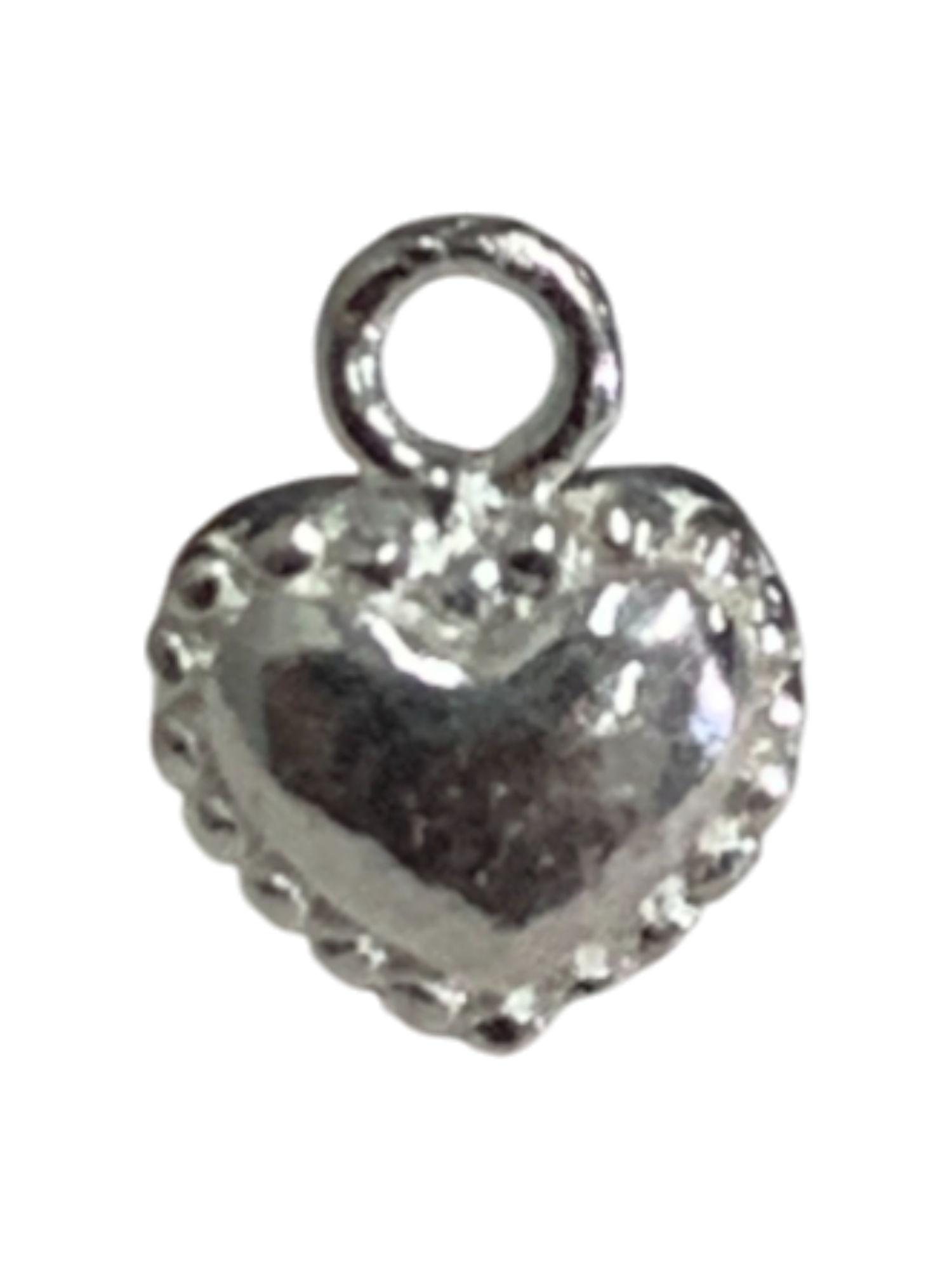 Heart with Balls Frame Charm