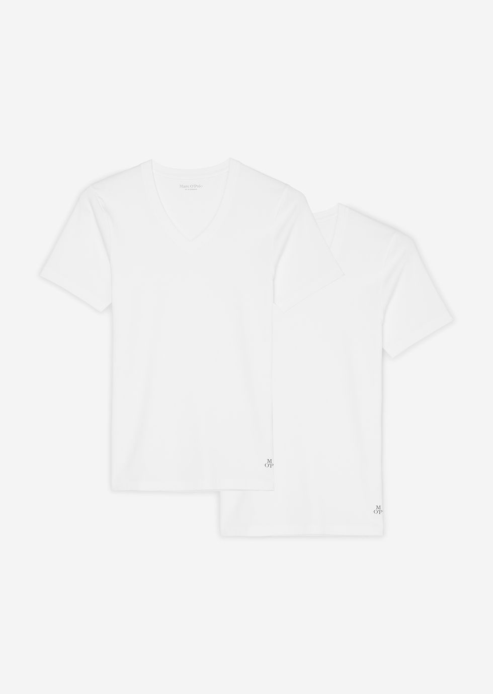 Miniatură: Set 2 Tricouri Marc O'Polo 23Q3M00135 2-Pack V-Neck Shirts