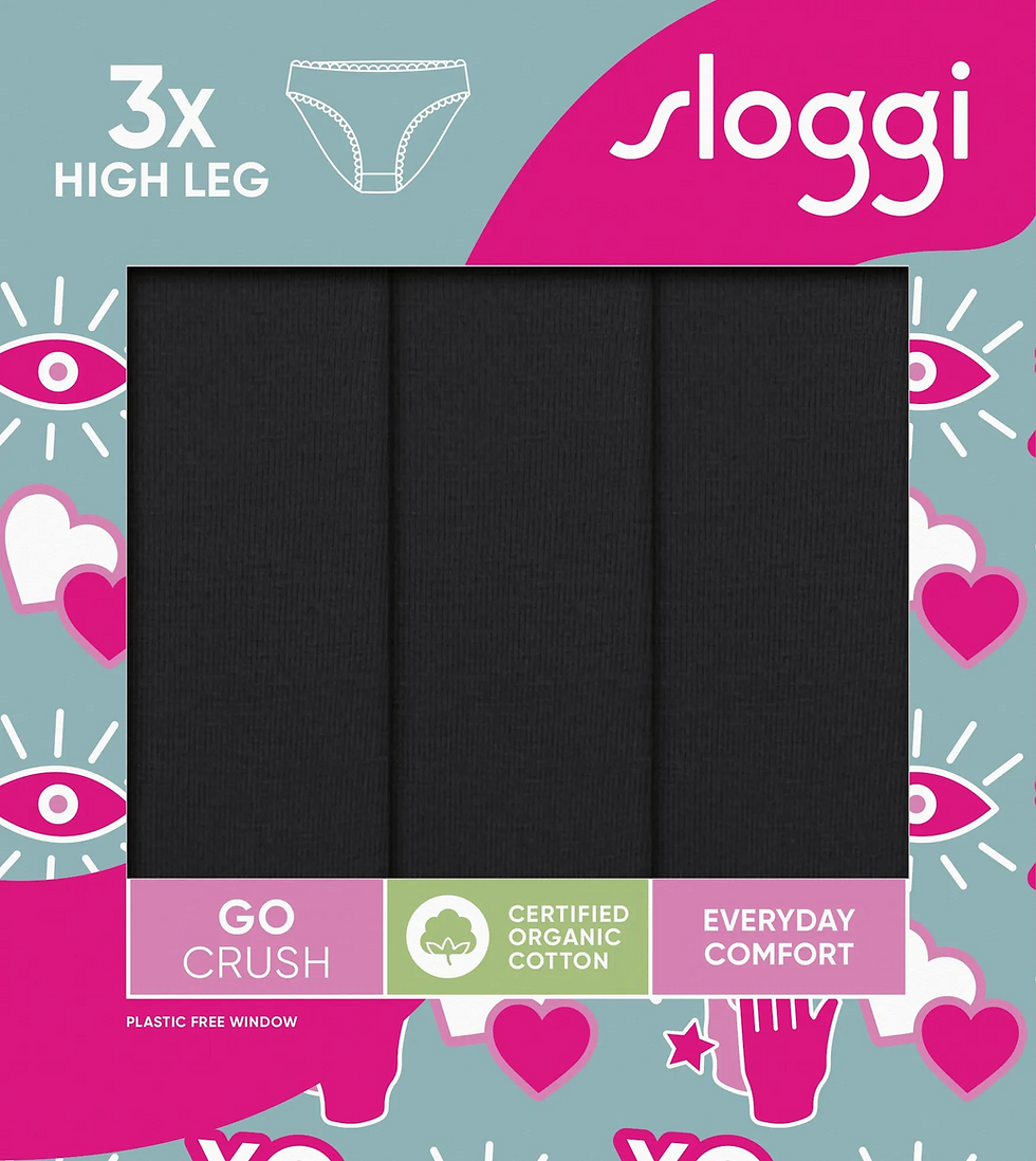 Miniatură: Set 3 Chiloti Sloggi Go Crush High Leg C3P