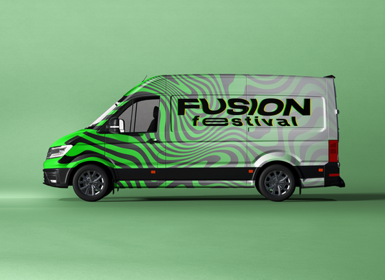 Branded van