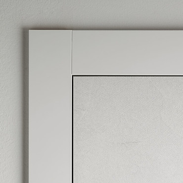 Dettaglio cassa complanare finitura grey stone.