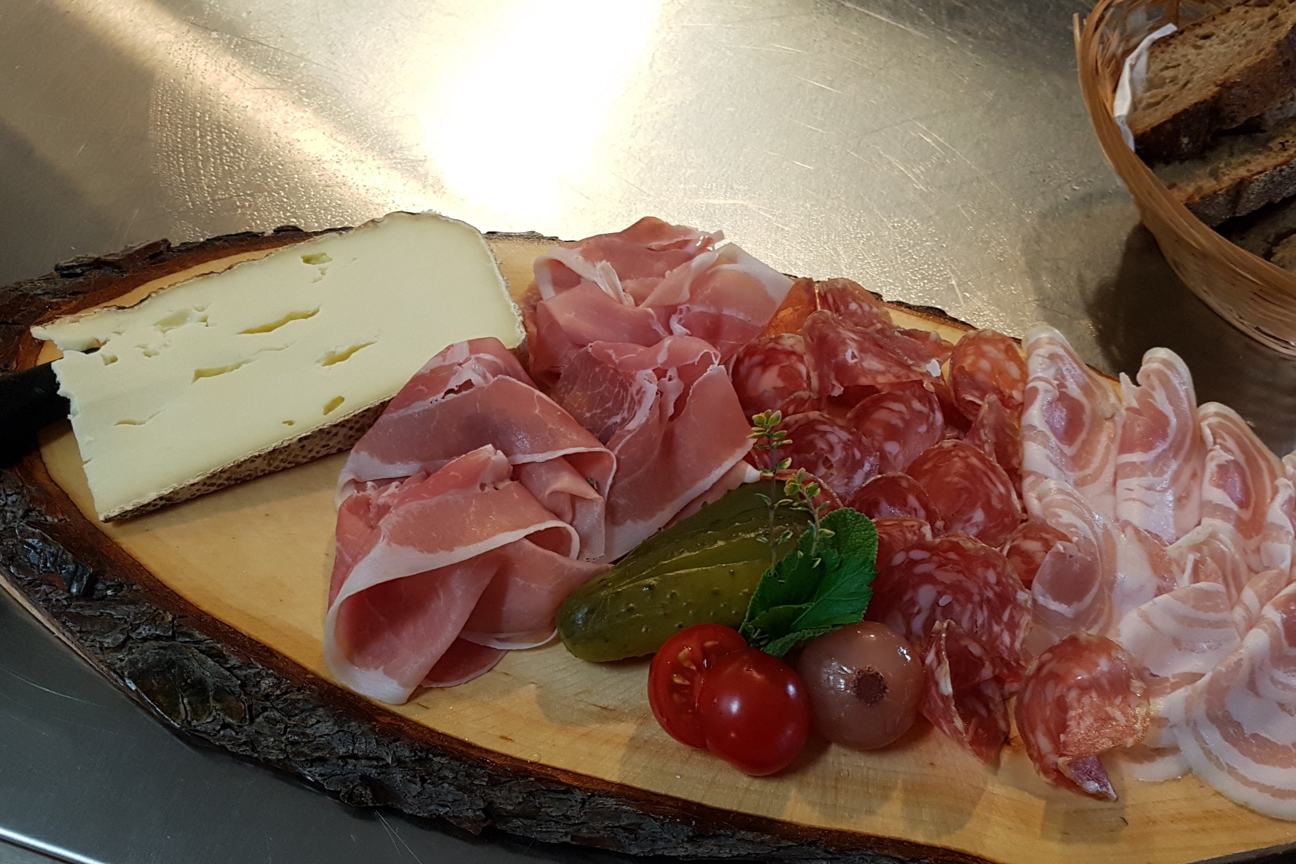 Arranged Food and Objects