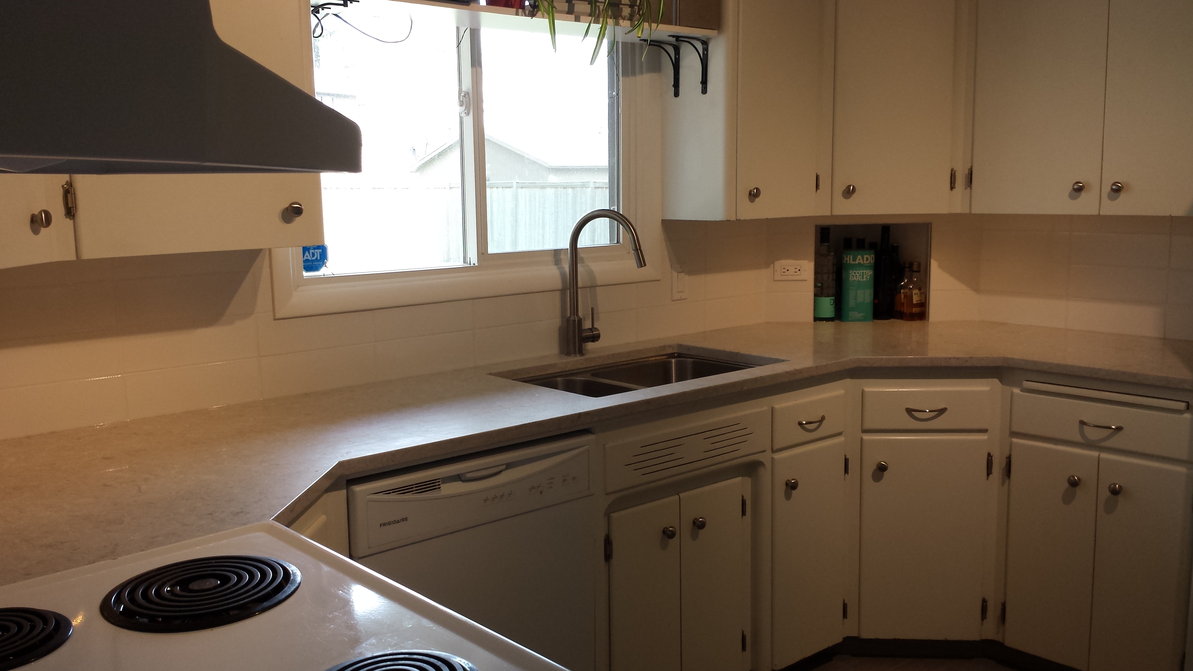 Re-freshened kitchen.