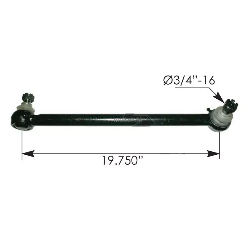 Drag Link: 19.750" C to C Freightliner part# 1415743003, 463.DS4603