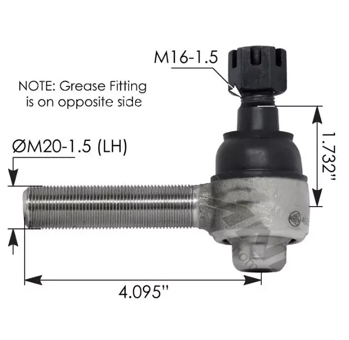 Tie Rod End Isuzu NPR NKR LH Part # 8941032230, 94103223, 462.ES5684L