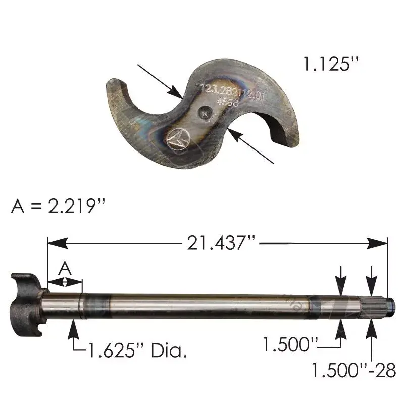 Camshaft LH Part# M16WKL25215, 17923, 123.282112.01