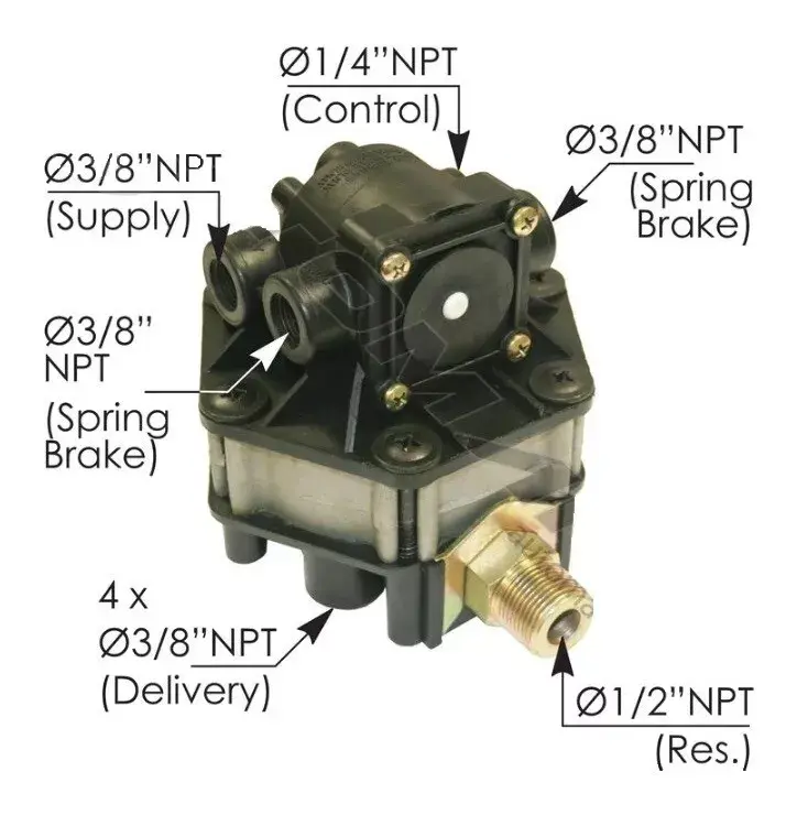 FF2 Type Full Function Valve Part # KN28601X, 5396KN28601, N4304AB, 170.KN28601