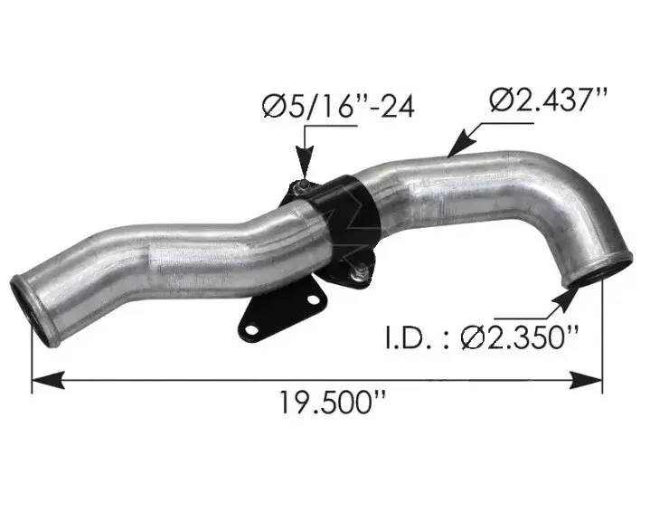 Radiator Tube Freightliner part #A0518551000, A0530812000, 561.46182